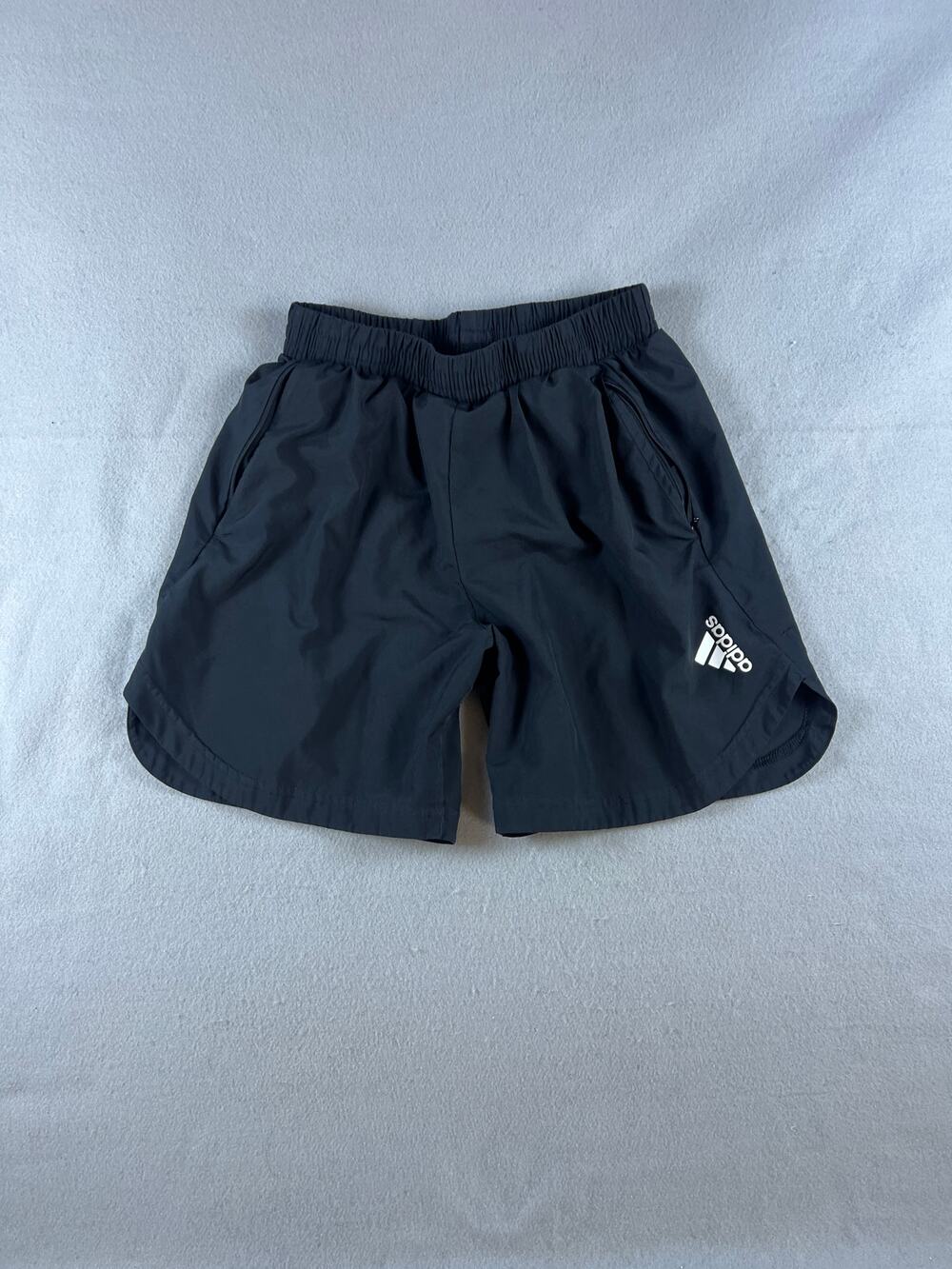 adidas Athletic Shorts Mens M Black Drawstring Aeroready Running Training Sports